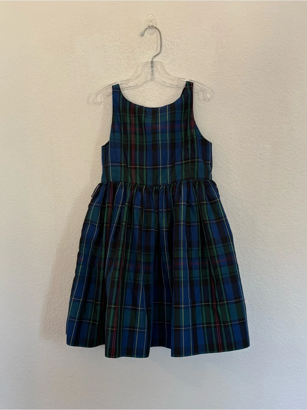Ralph Lauren Girls Classic Plaid Dress